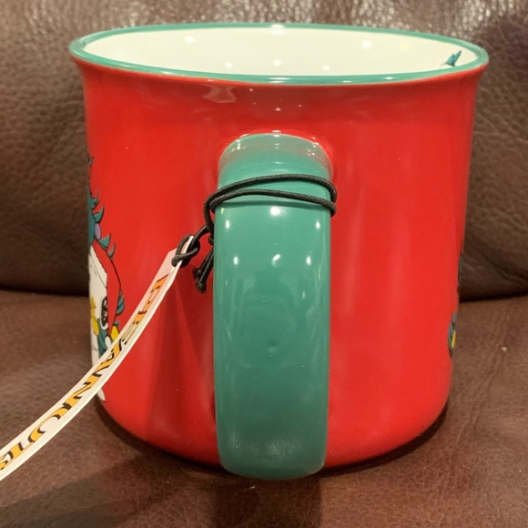 Peanuts Snoopy & Woodstock with Christmas Tree 21oz Ceramic Holiday Mug - Picture 6 of 10